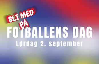 Fotballens dag 2. september!